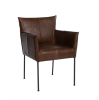 Nr. 51 / Stuhl mit Armteil / in Leder / ab 955 €